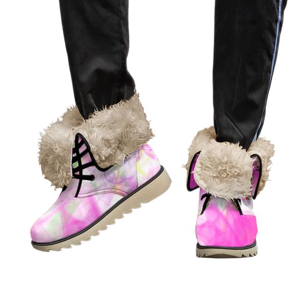 Winterboots mit Hundemotiv Hexe - gefütterte Winterschuhe, Stiefel, bunt, Grösse 35-44, Mix, Mischling, Staffordshire, Staff, AmStaff, SOKA, Familienhunde